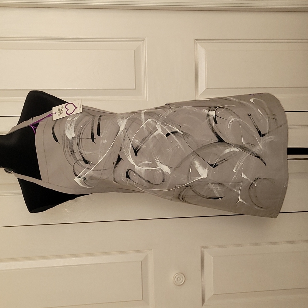 Custom Painted Wearable Art Apron  #2003